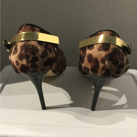 Women’s leopard print faux fur size 7.5 - Picture 5 of 5